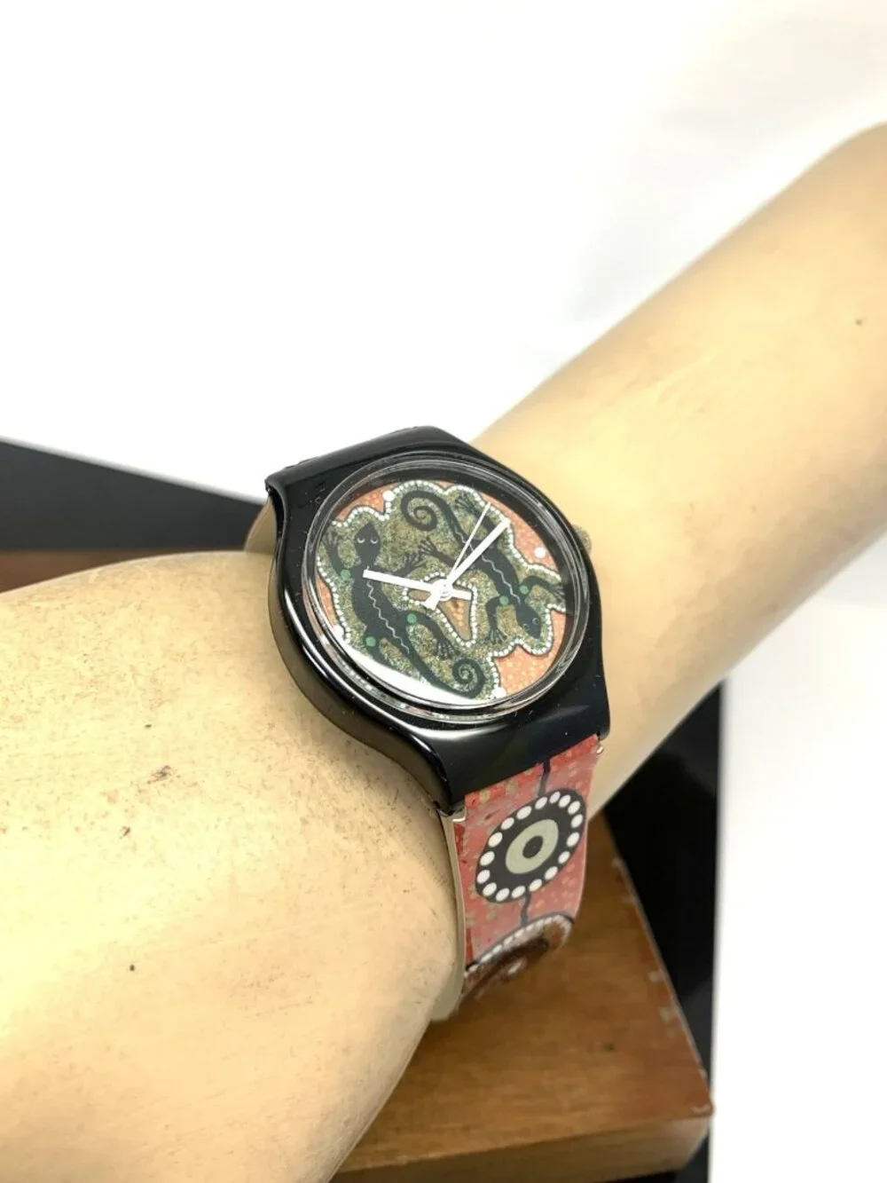 Australian Outback Unisex Watch Artist Series Quartz Vintage Rubber Strap 34mm